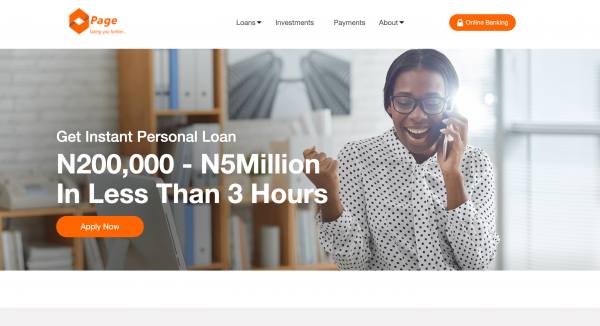 Page Financials - Payday loans up to N5.000.000